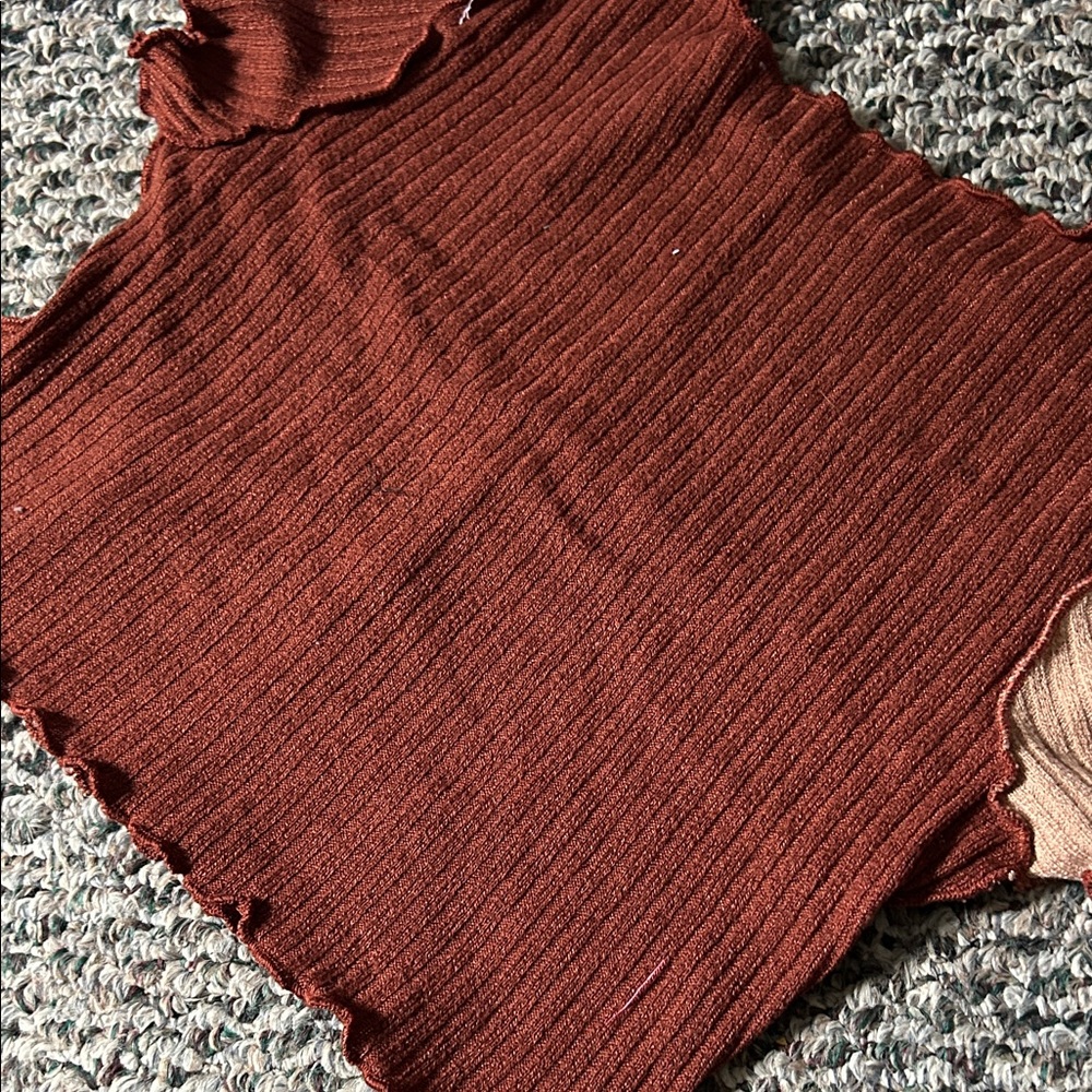 Colorblock Ribbed Knit Top - Picture 5 of 5